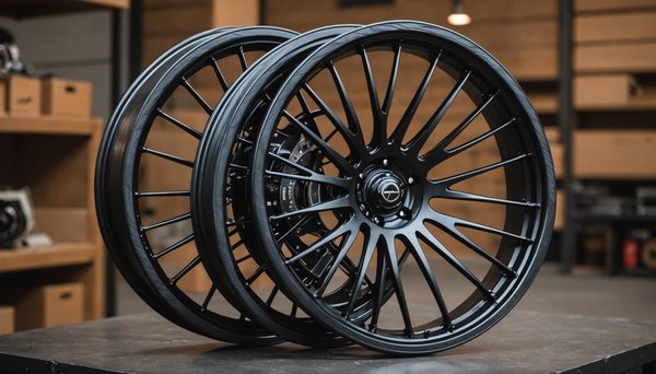Roue carbone artisanale : l'élégance au service de la performance
